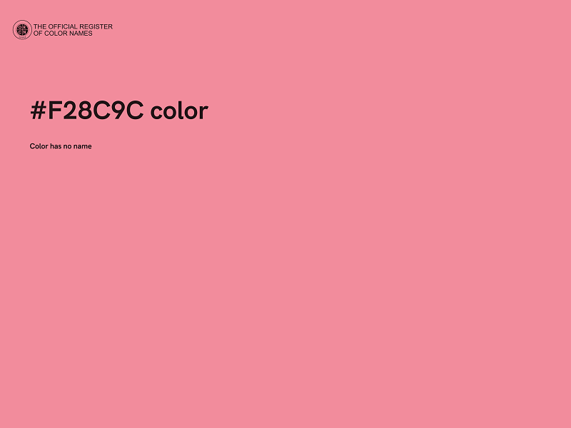 #F28C9C color image