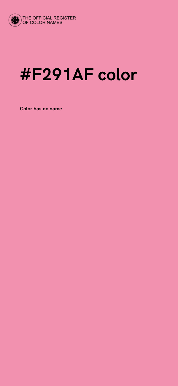 #F291AF color image
