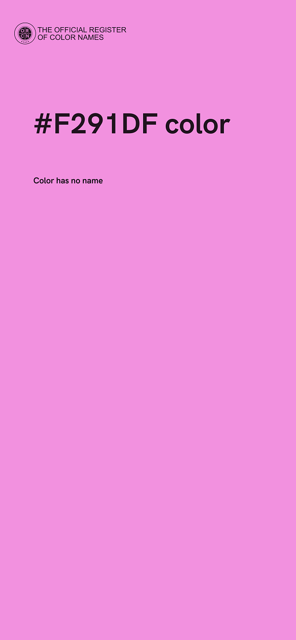 #F291DF color image