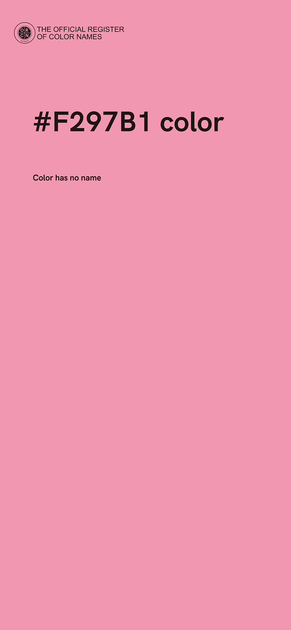 #F297B1 color image