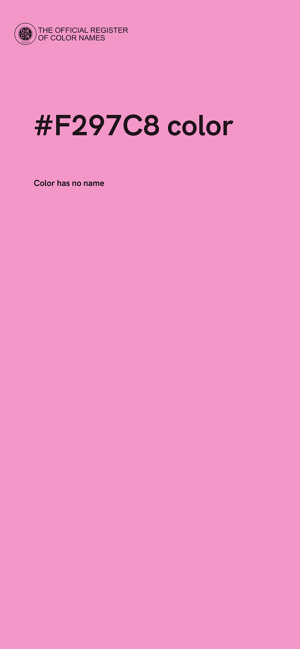 #F297C8 color image
