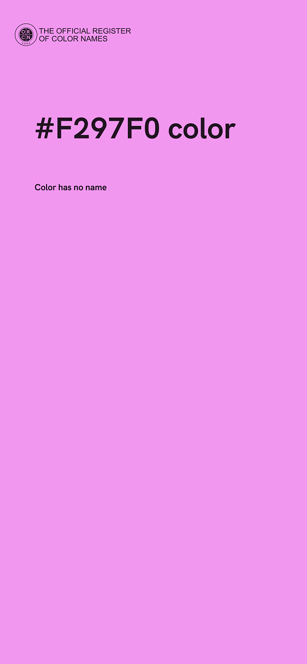 #F297F0 color image
