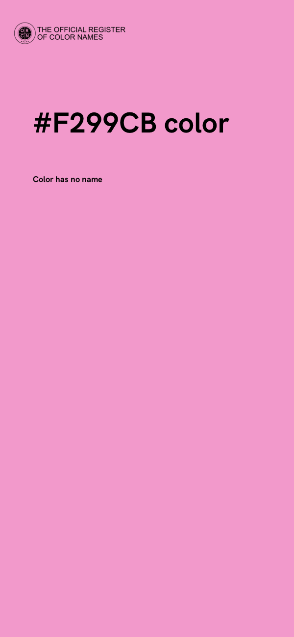 #F299CB color image