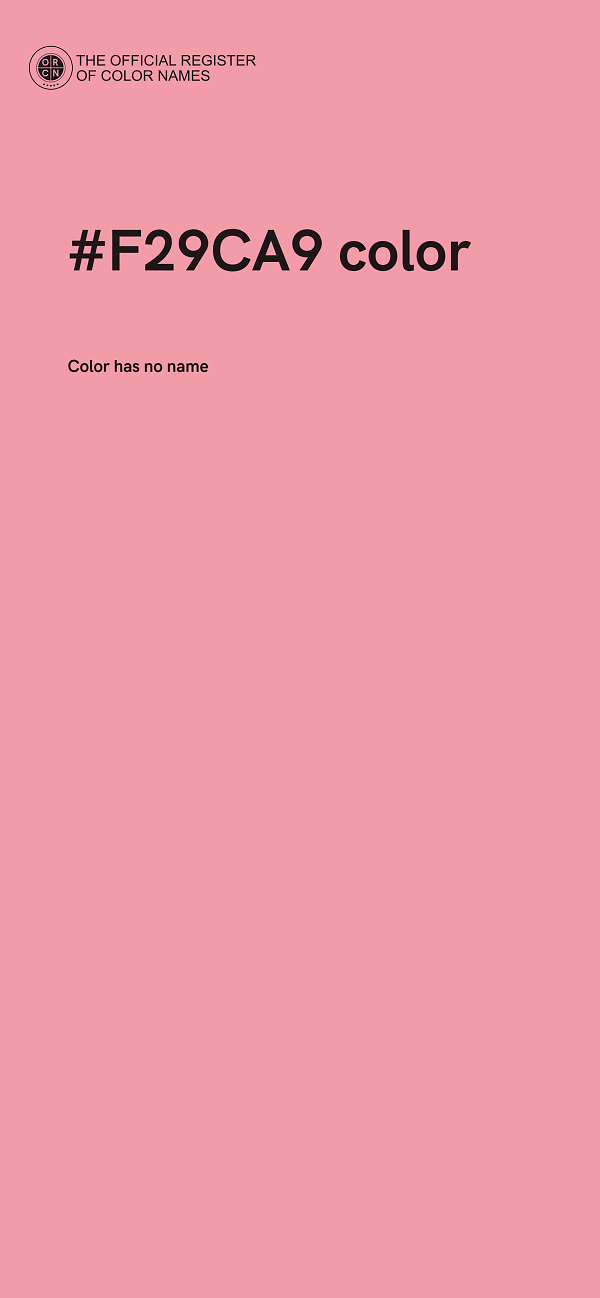 #F29CA9 color image