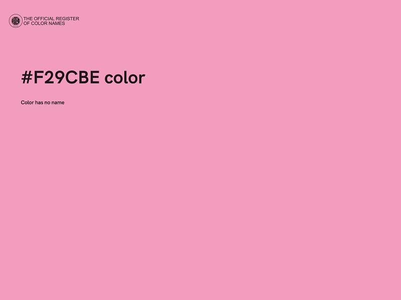#F29CBE color image