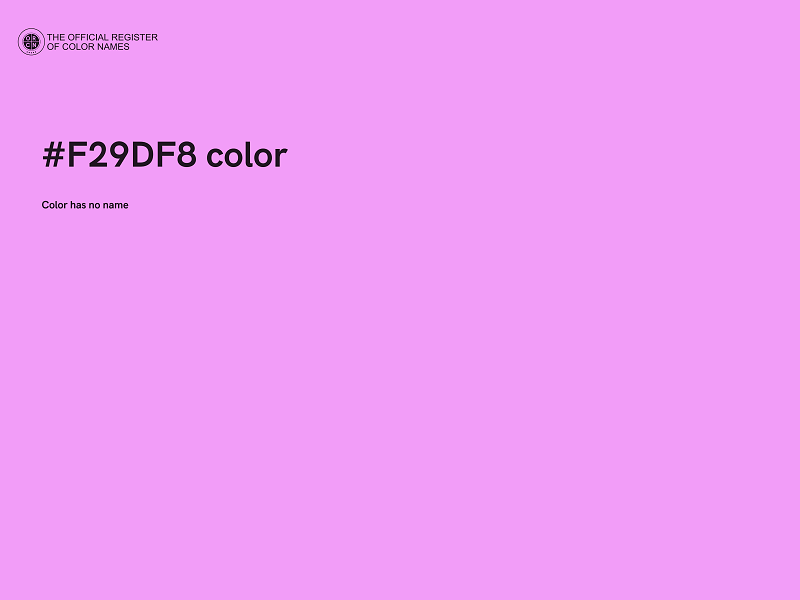 #F29DF8 color image