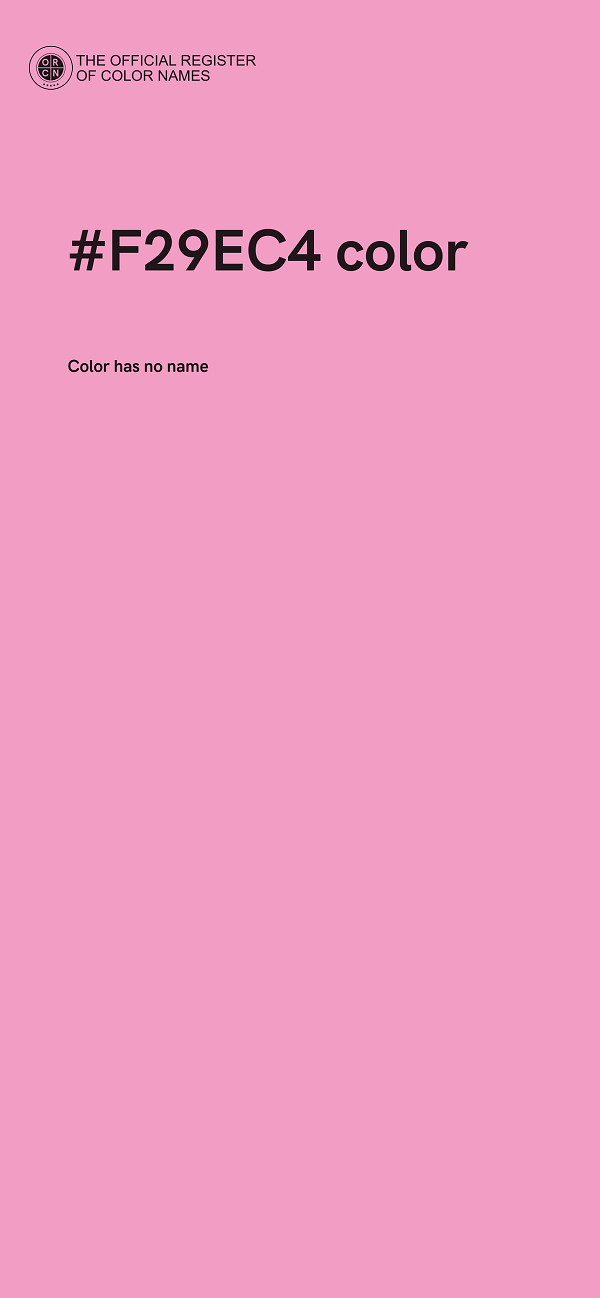#F29EC4 color image