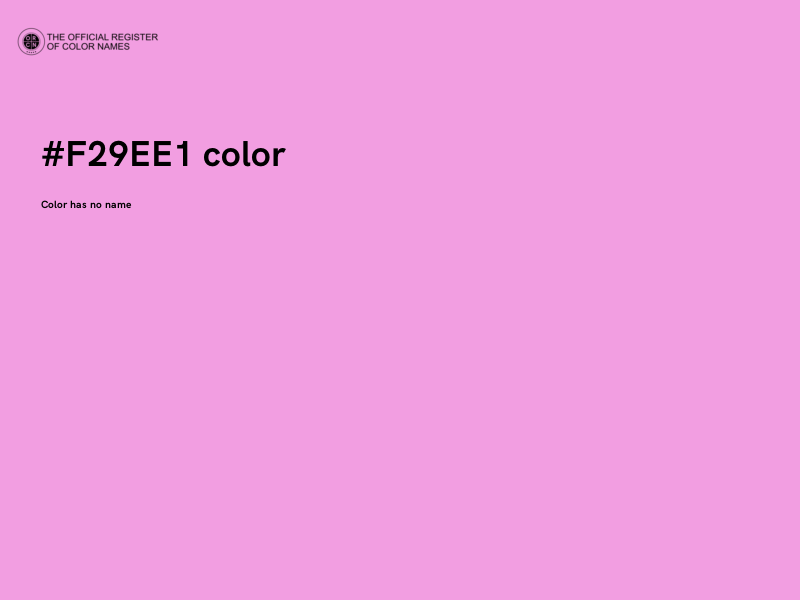 #F29EE1 color image