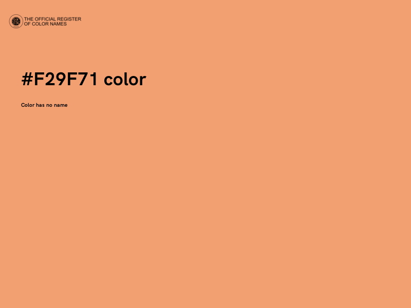 #F29F71 color image