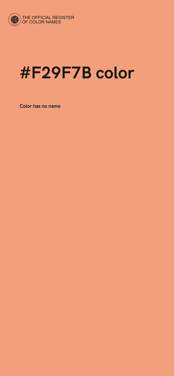 #F29F7B color image