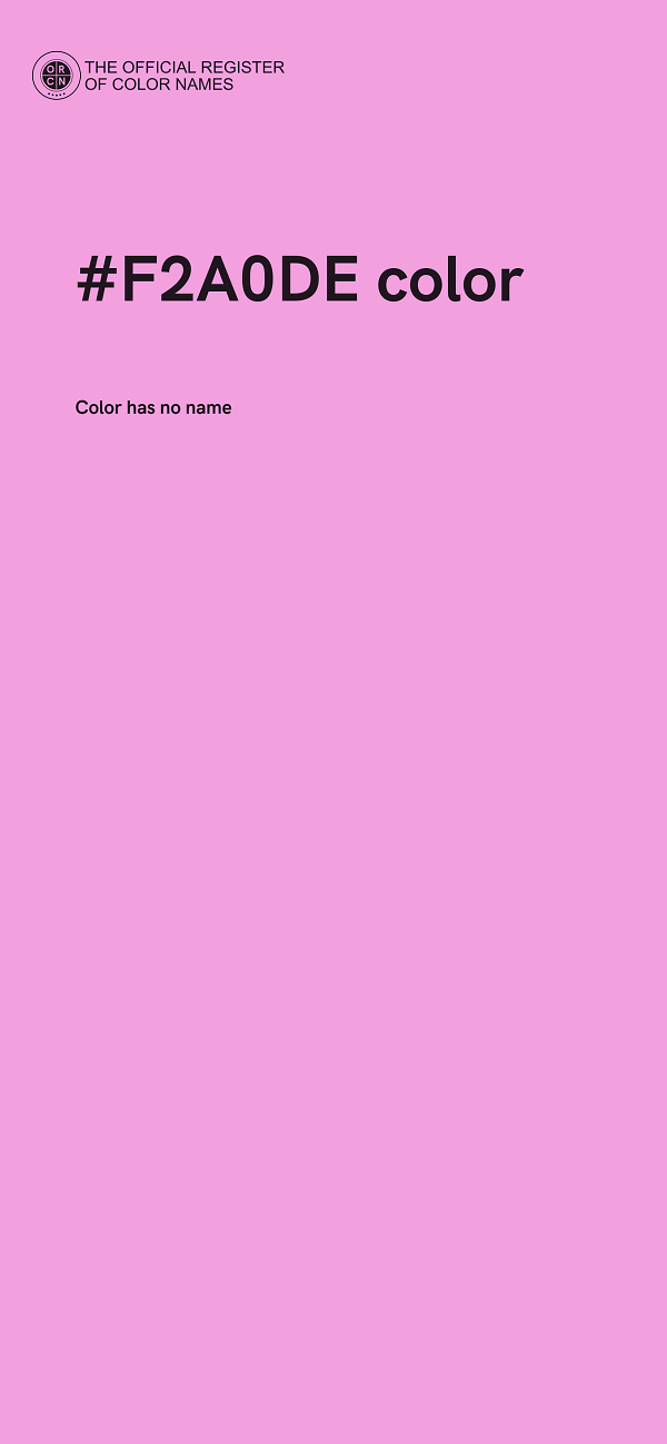 #F2A0DE color image