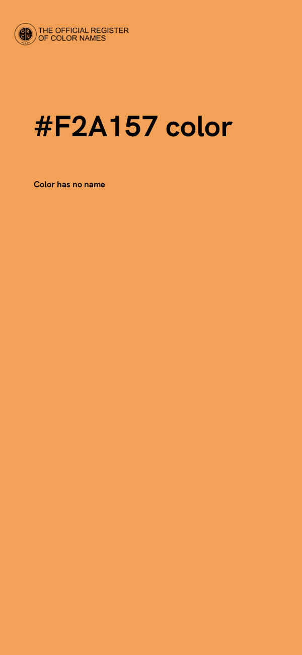 #F2A157 color image