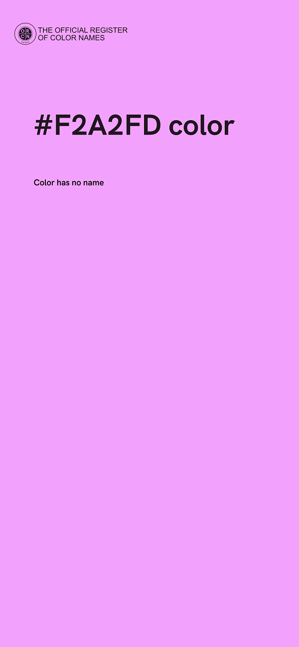 #F2A2FD color image