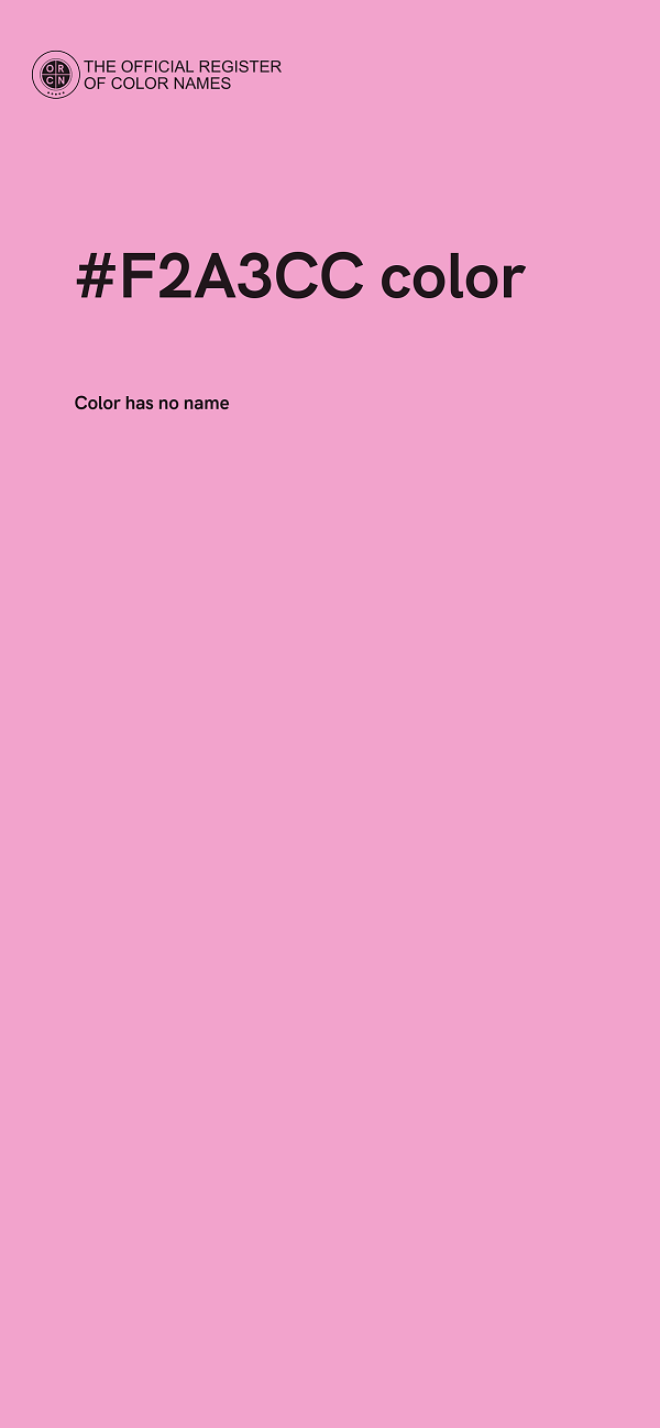 #F2A3CC color image