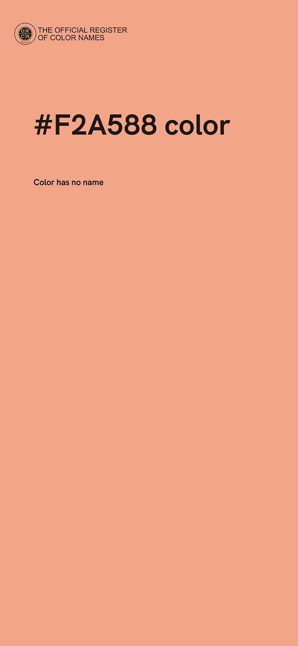 #F2A588 color image