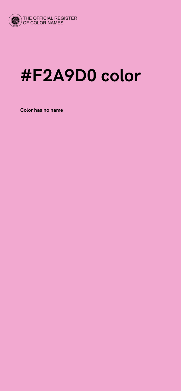 #F2A9D0 color image