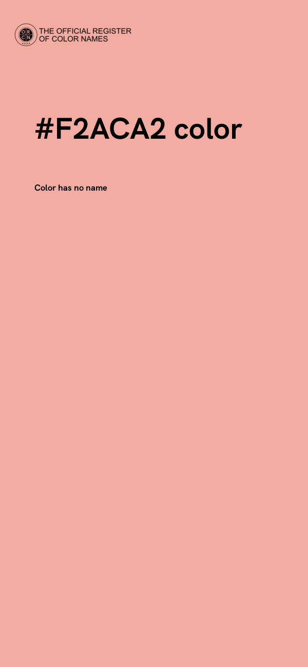 #F2ACA2 color image
