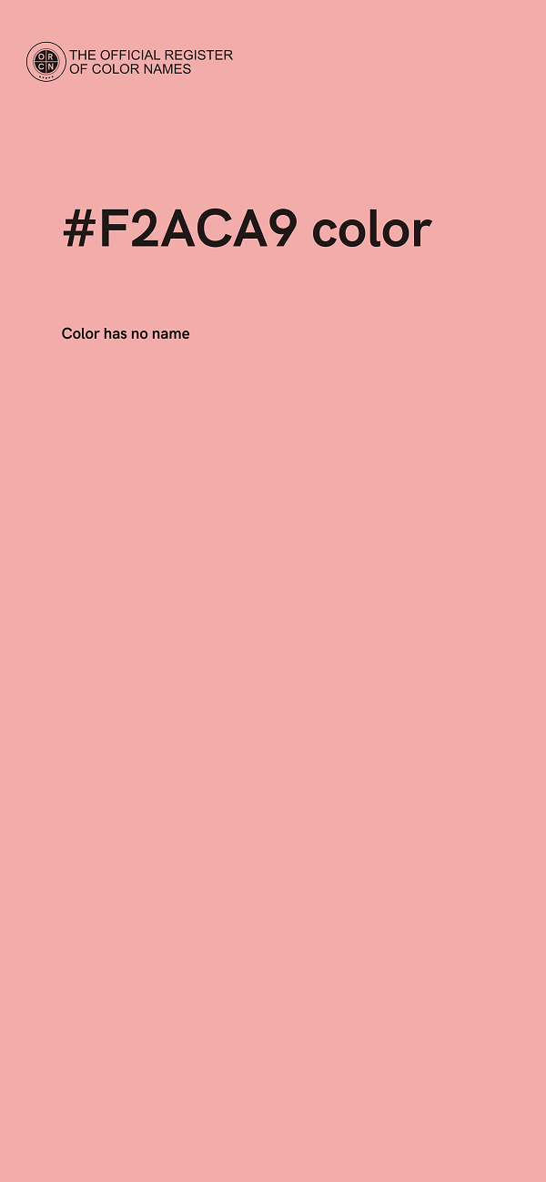 #F2ACA9 color image