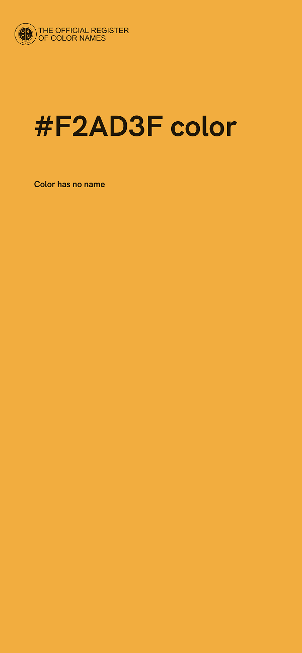 #F2AD3F color image