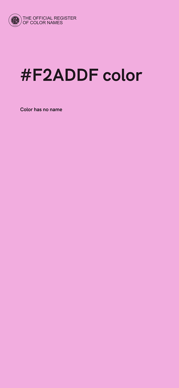 #F2ADDF color image