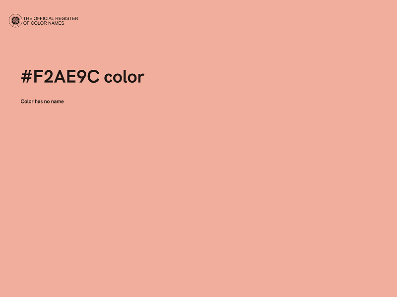 #F2AE9C color image