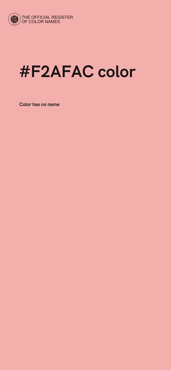 #F2AFAC color image