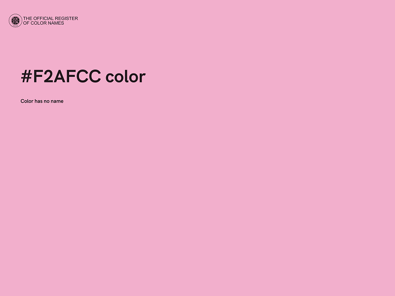 #F2AFCC color image