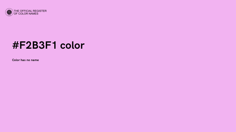 #F2B3F1 color image