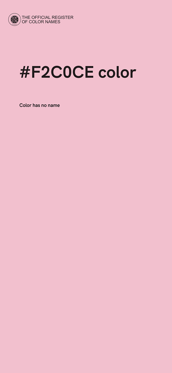 #F2C0CE color image