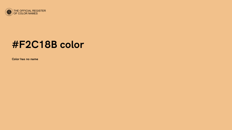 #F2C18B color image