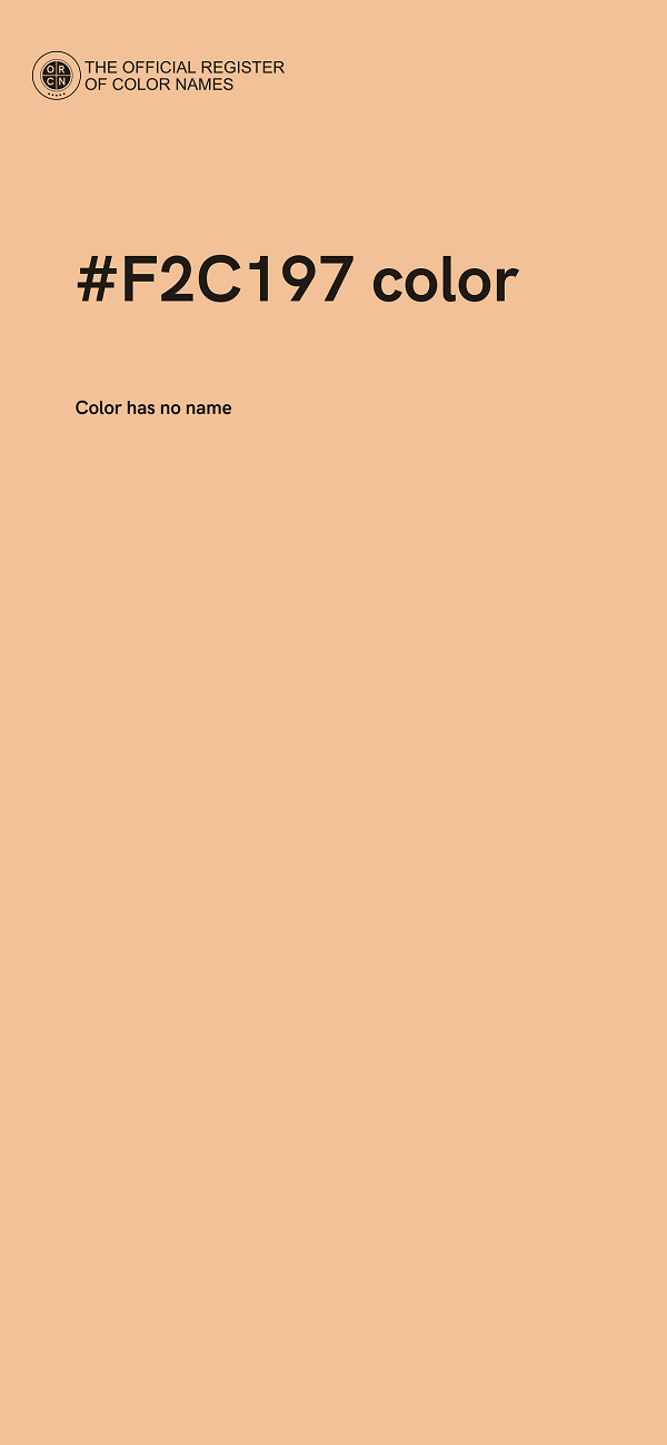 #F2C197 color image