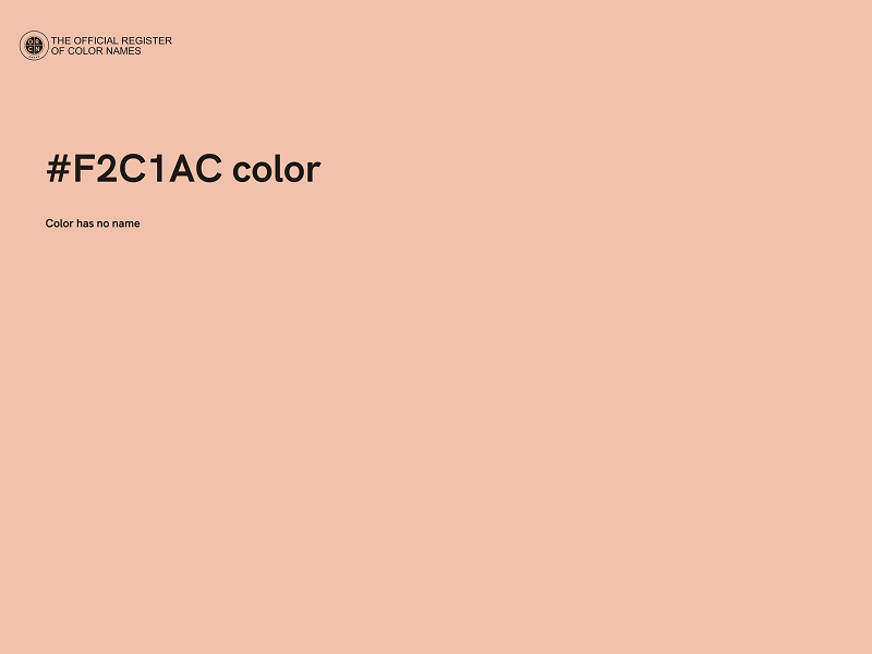 #F2C1AC color image