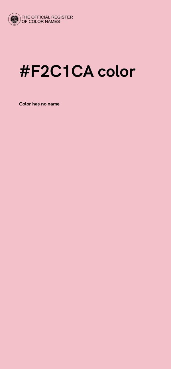 #F2C1CA color image