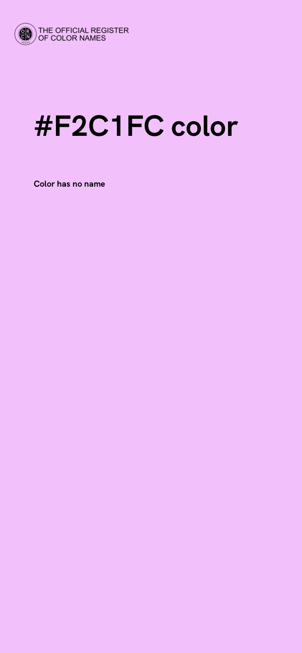 #F2C1FC color image