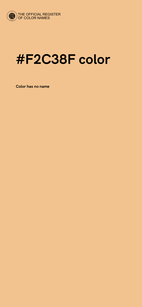 #F2C38F color image