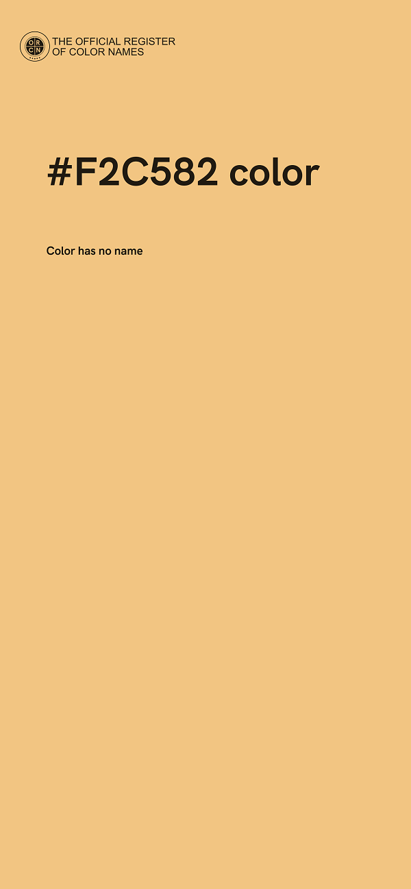 #F2C582 color image