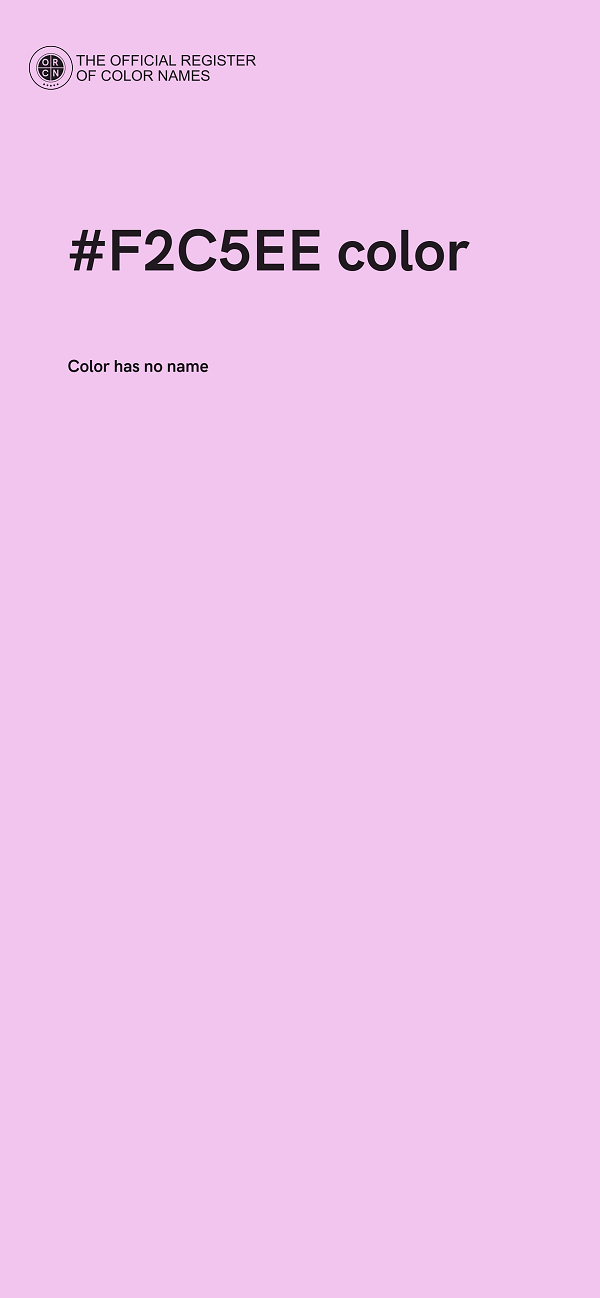 #F2C5EE color image