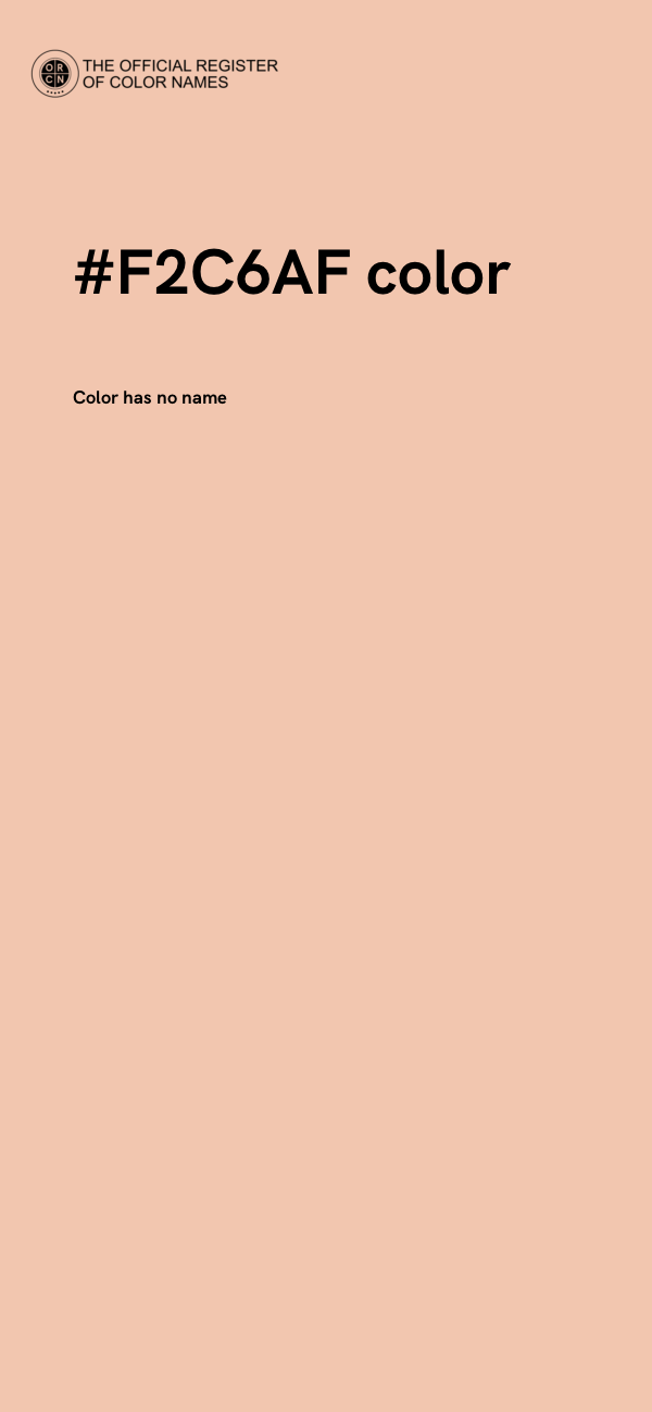 #F2C6AF color image