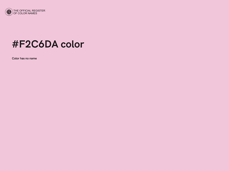 #F2C6DA color image