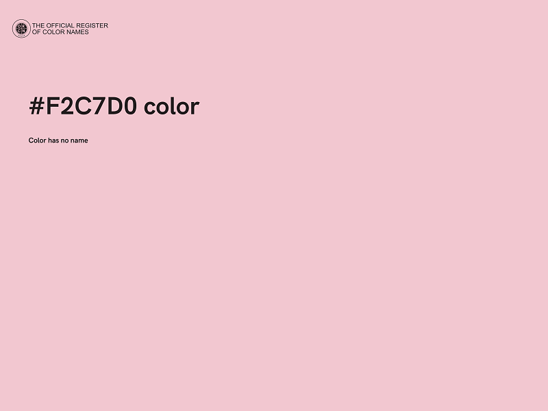 #F2C7D0 color image