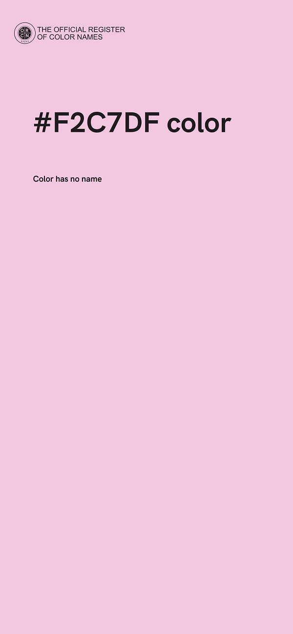 #F2C7DF color image