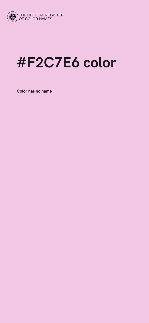 #F2C7E6 color image