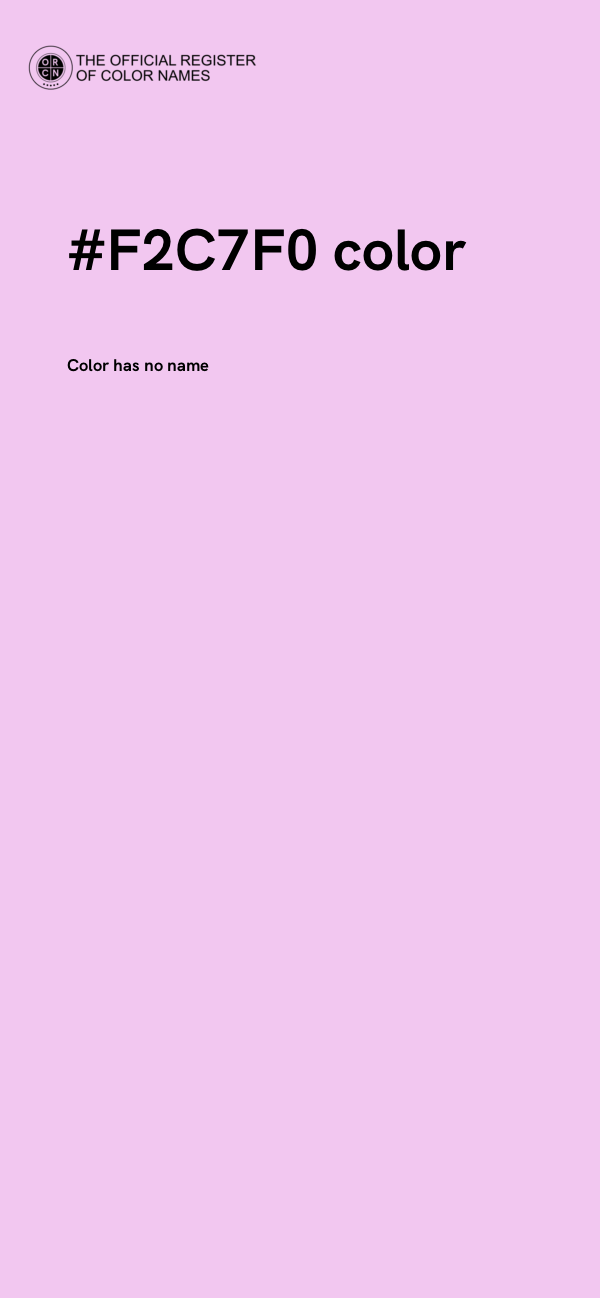 #F2C7F0 color image