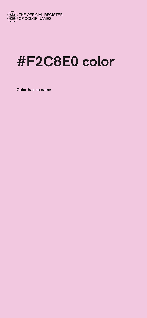 #F2C8E0 color image