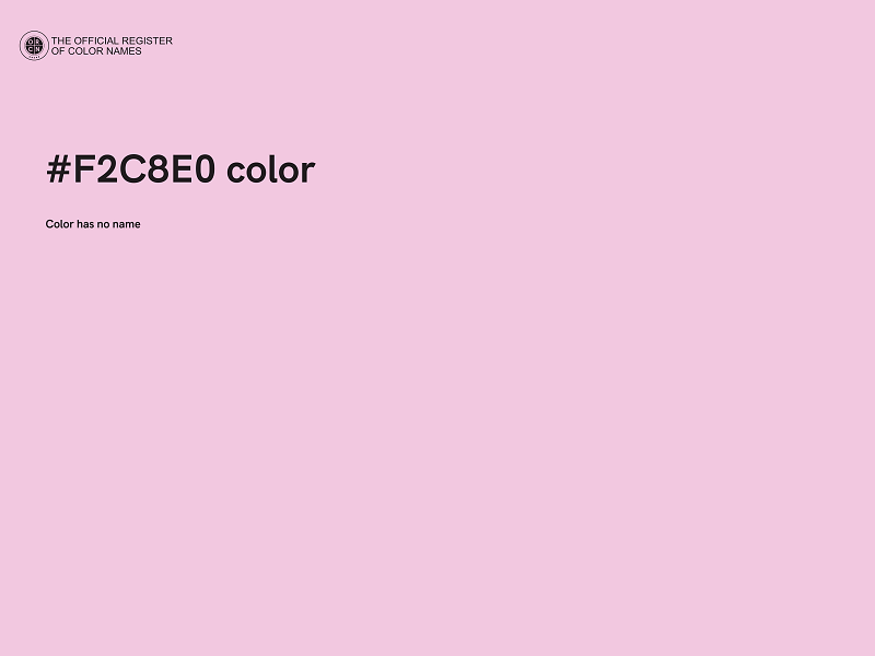 #F2C8E0 color image