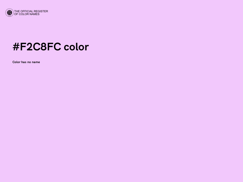 #F2C8FC color image