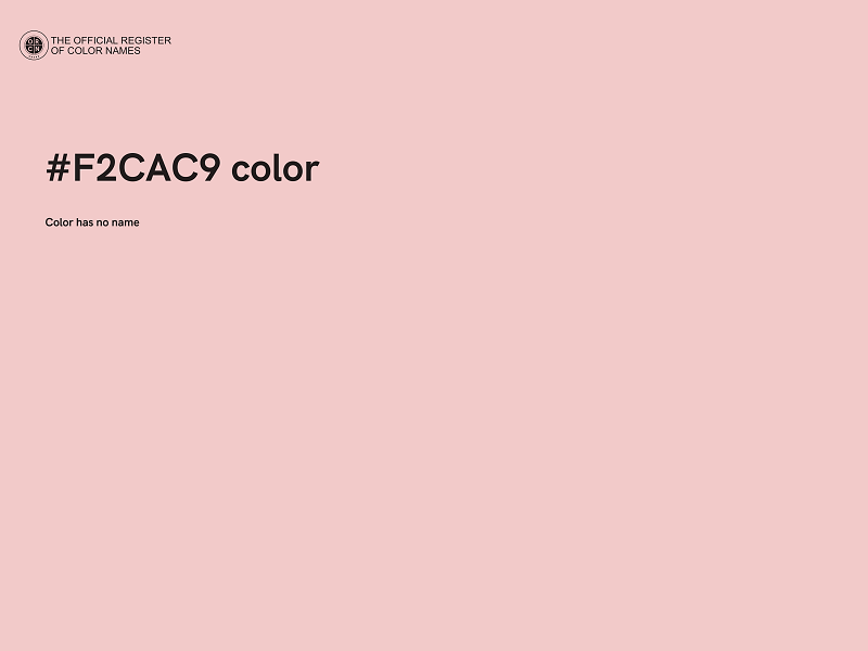 #F2CAC9 color image