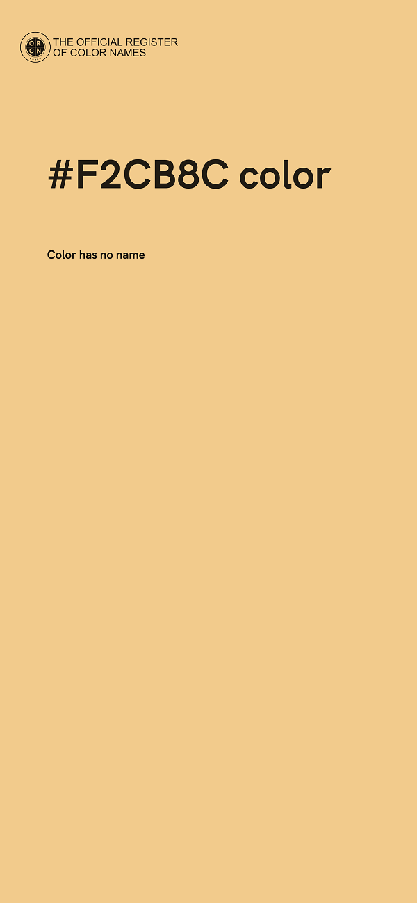 #F2CB8C color image