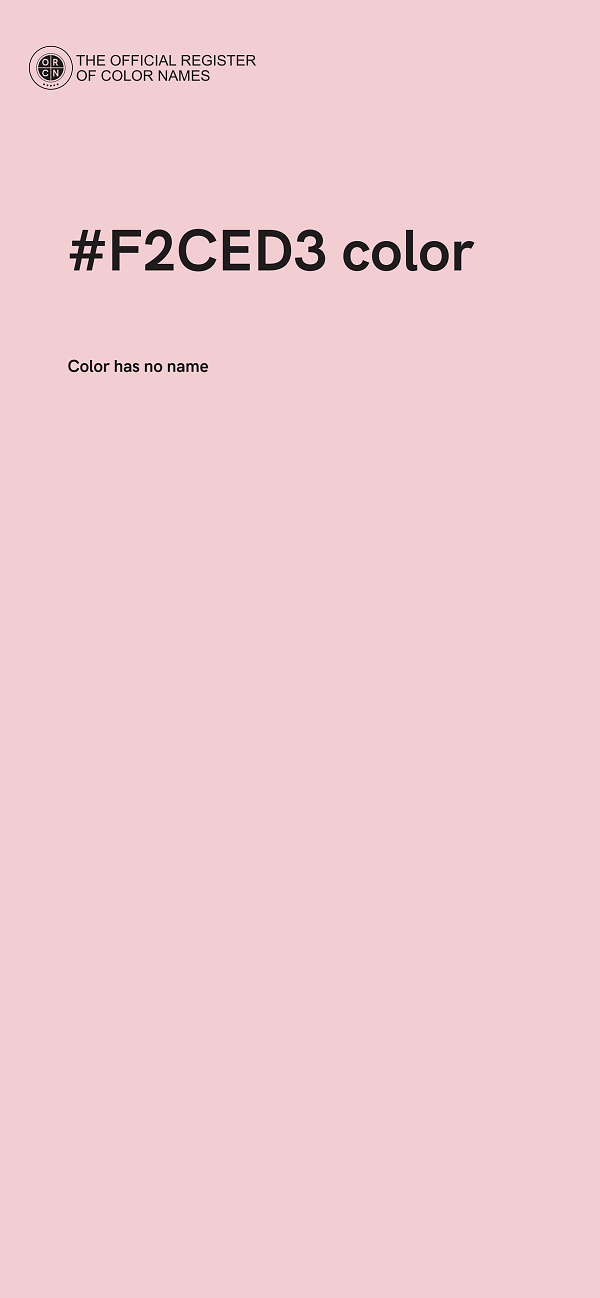 #F2CED3 color image
