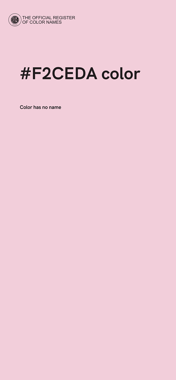#F2CEDA color image